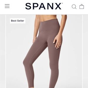 Spanx 7/8 booty boost legging Small color smoke